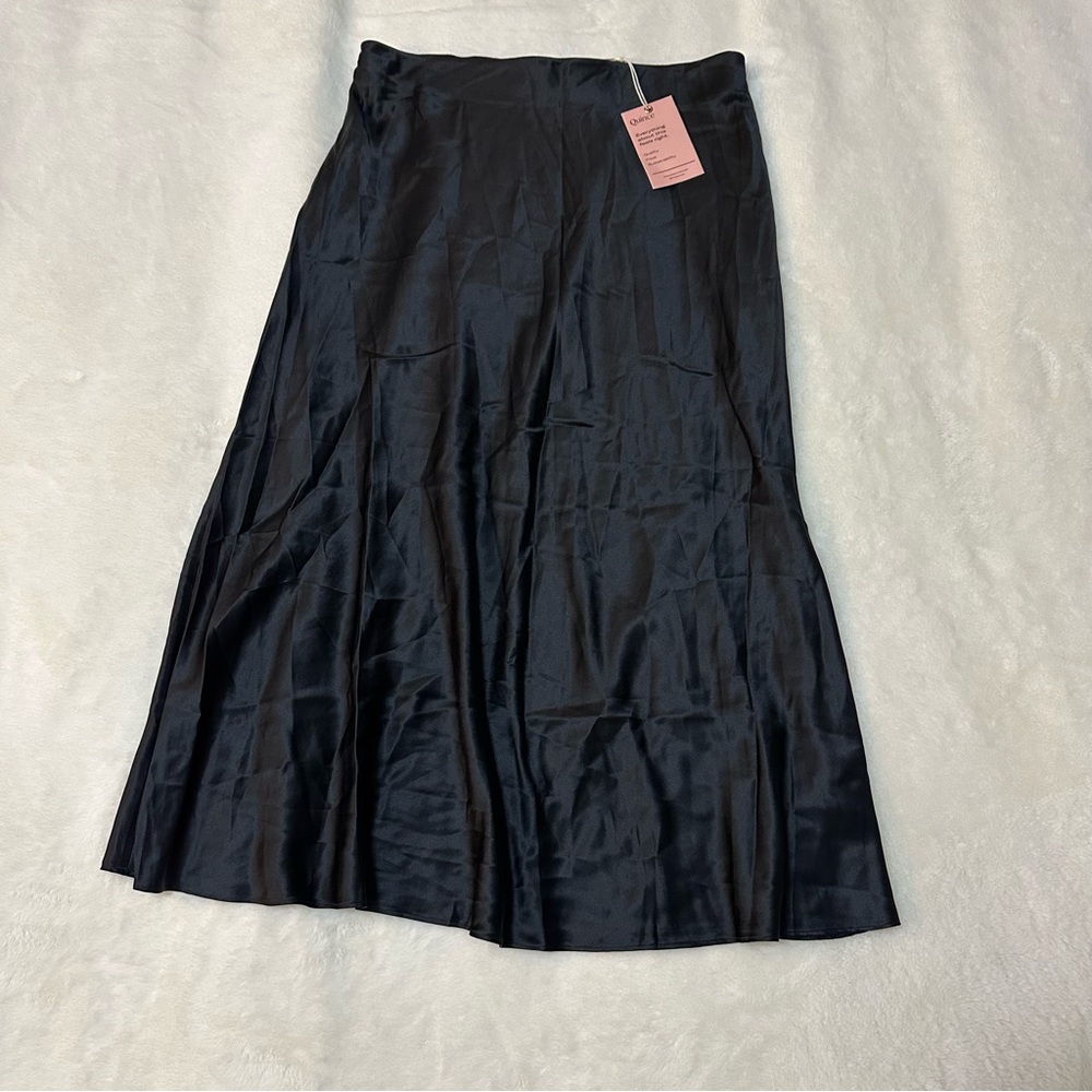 Quince 100% washable midi skirt